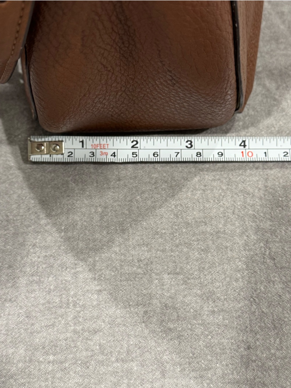 Coach Elle Brown Pebble Leather Hobo Bag - Picture 16 of 16